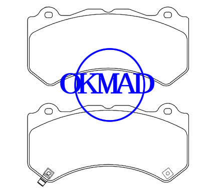 DODGE CHALLENGER 쿠페 충전기 지프 GRAND CHEROKEE IV NISSAN GT-R 브레이크 패드 FMSI:8815-D1405 OEM:25940447 WVA:25849 GDB4450, F1405